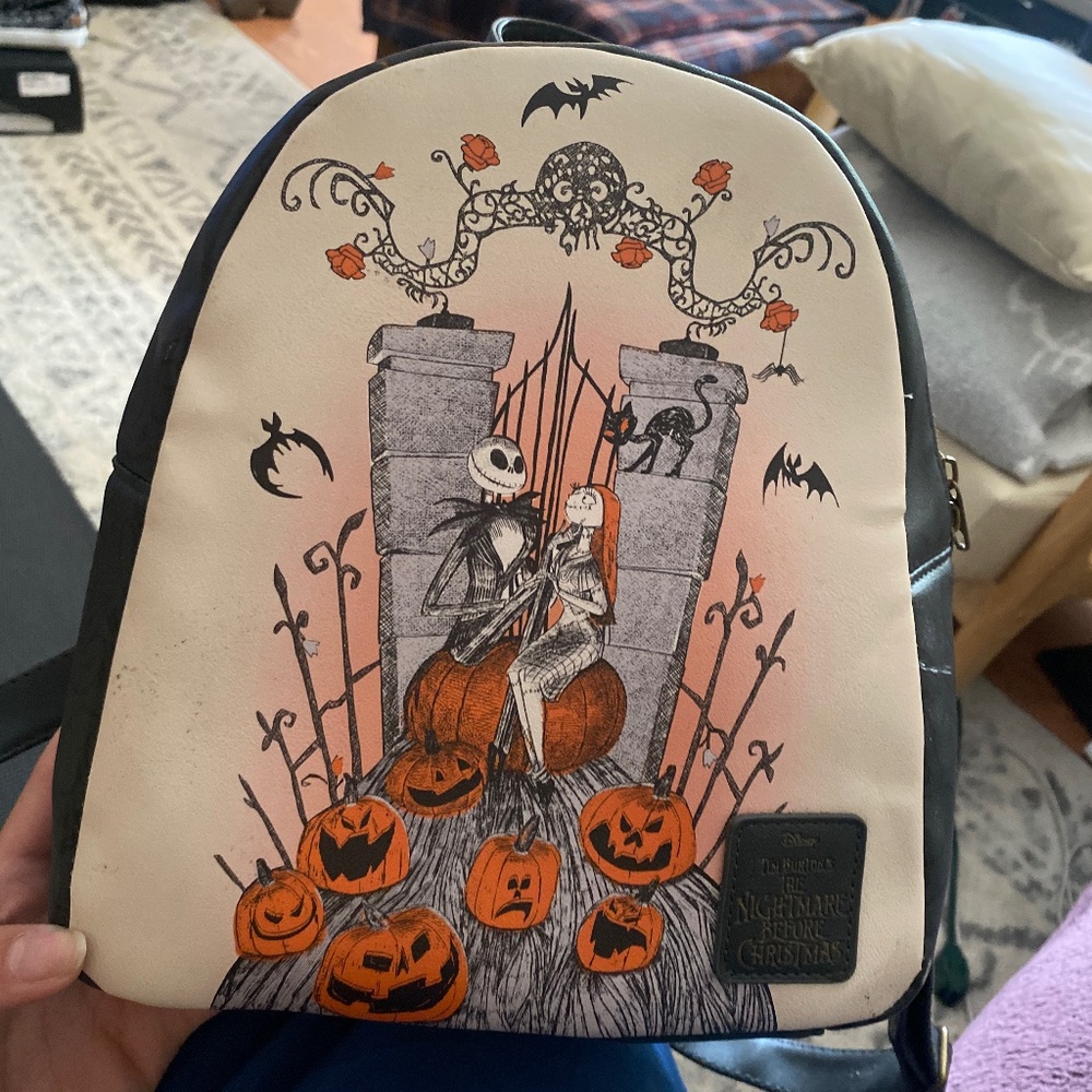Nightmare Before Christmas LoungeFly Mini Backpack